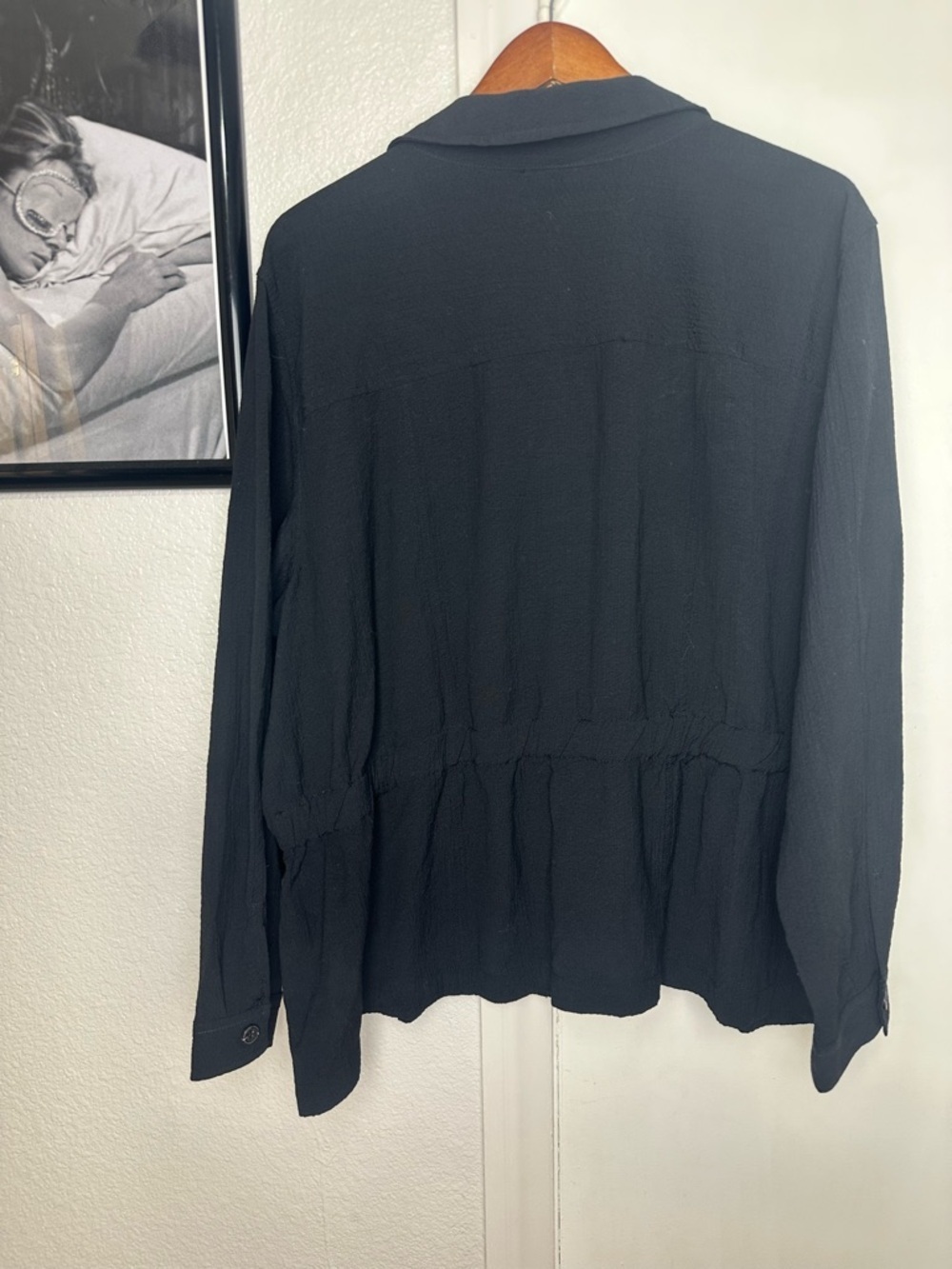 Calvin Klein Black Button up blouse - Picture 6 of 7